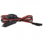 Cigarette Socket to 2-Pin w/Switch